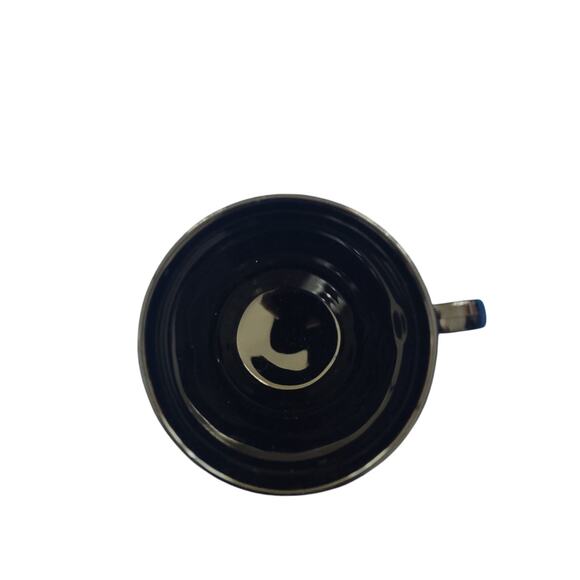 Set of 2 Arcoroc France Espresso Mugs Tribal Design Artsy Funky - Picture 3 of 4